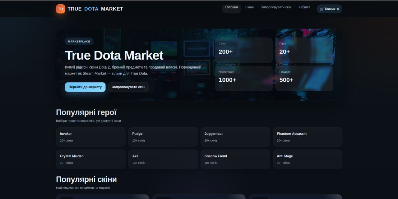 Dota project screenshot-only preview